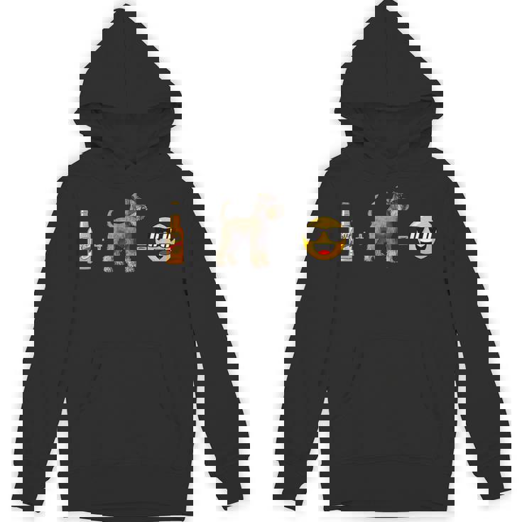 スタンダードシュナウザー ビールドッグダッドハッピーメンペットラバー パーカー