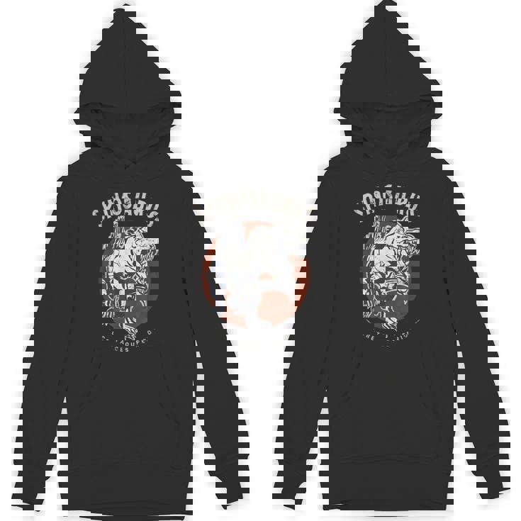 スピノサウルス 白亜時代の生き物 恐竜ファン向け パーカー