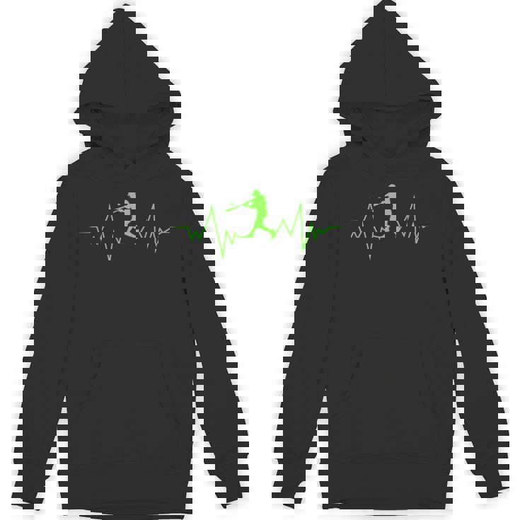 スポーツファンのための野球ハートビートクールなデザイン パーカー