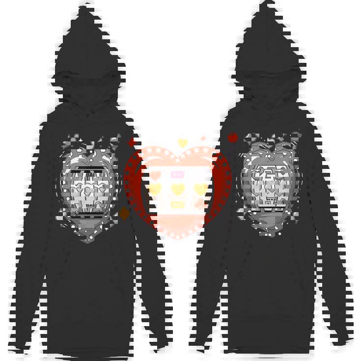 スロットマシンハートジャックポットカジノギャンブル愛好家 パーカー