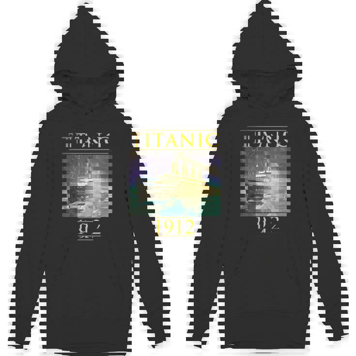 タイタニックtシャツ 帆船 ヴィンテージ クルーズベッセル 1912年 ギフト Hoodie