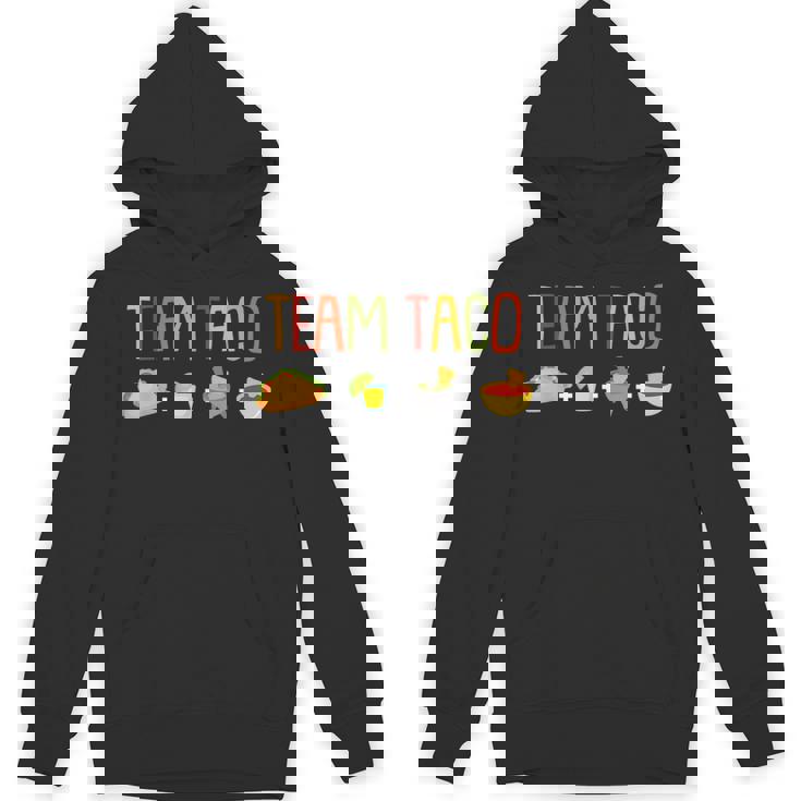 タコチューズデイの楽しみは、タコス好きのためのデザイン パーカー