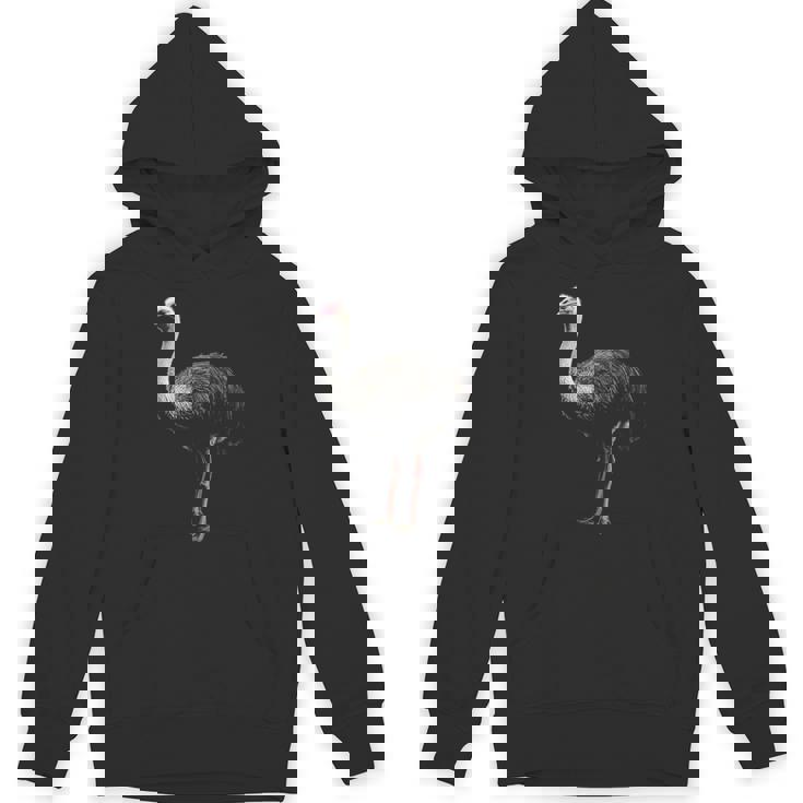 ダチョウ 動物 モチーフ イラスト ダチョウ パーカー