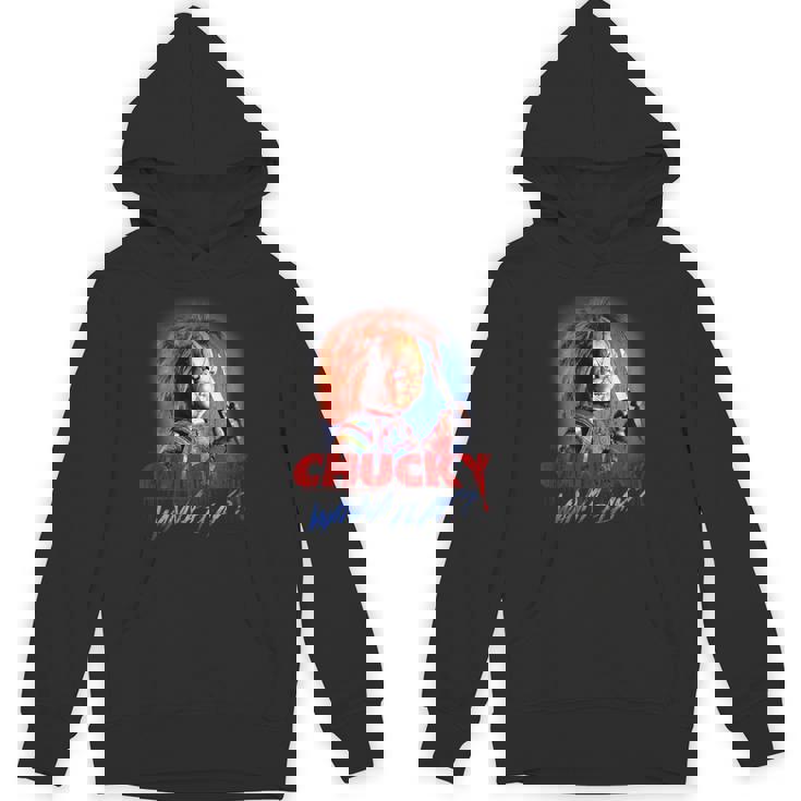 チャッキー・ワナ・プレイ・ブラッディ・ナイフ パーカー