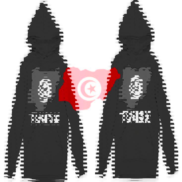 チュニジア国旗 地図 チュニジアのルーツ チュニジア プライド チュニジア パーカー