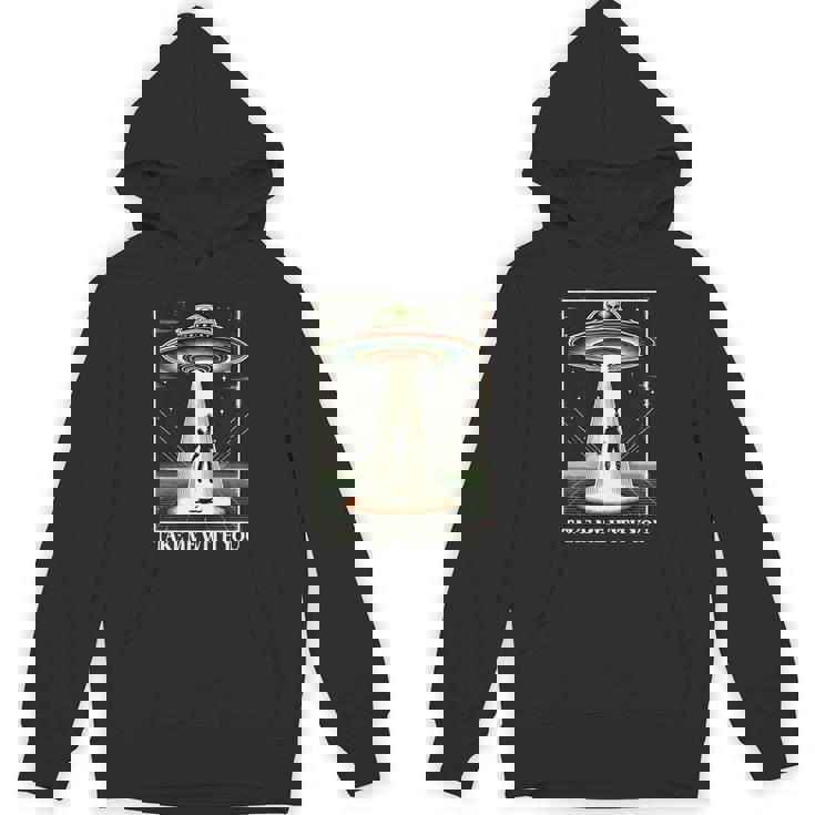 テイク・ミー・ウィズ・ユー エイリアン Ufo クローズエンカウンター ロズウェル エリア51 長袖tシャツ パーカー