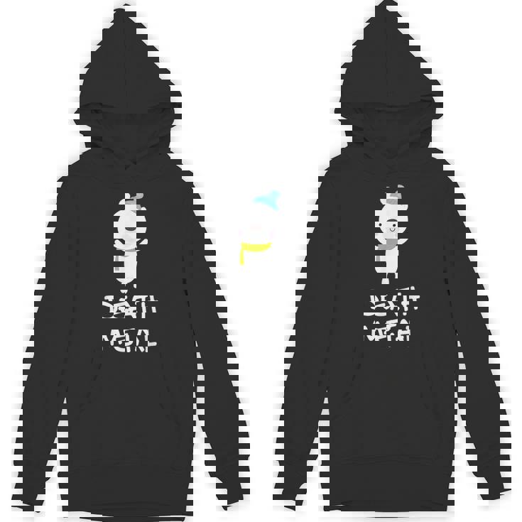 デスメタル ホッキョクグマ Cute Polar Bear Metalhead Death Metal パーカー