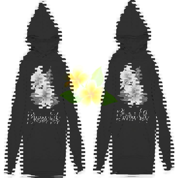 トロピカルプルメリアフランジパニー パーカー