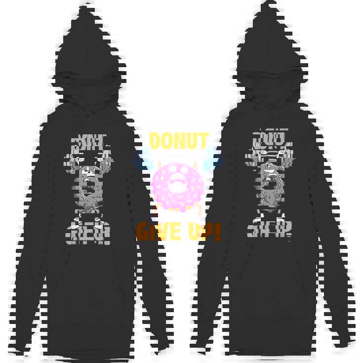 ドーナツギブアップ ワークアウト ジム ウェイトリフティング ボディービル パーカー
