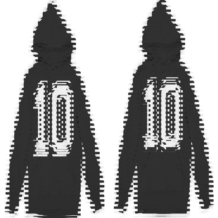 ナンバー10 誕生日ギフト スポーツ選手 チーム番号入りジャージ パーカー