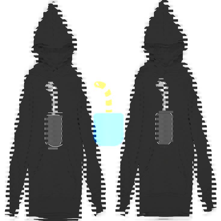 ニシキアナゴ（いん・ざ・ぽけっと）【どうぶつフレンズ】魚 水族館の生き物 かわいい 面白い 動物 チンアナゴ イラスト パーカー