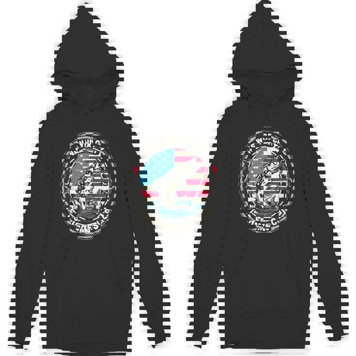 ニューヨーク市フィッシャーマンズクラブ アメリカ国旗釣り パーカー