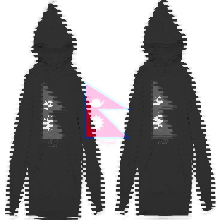 ネパールのネパール国旗のお土産。 パーカー