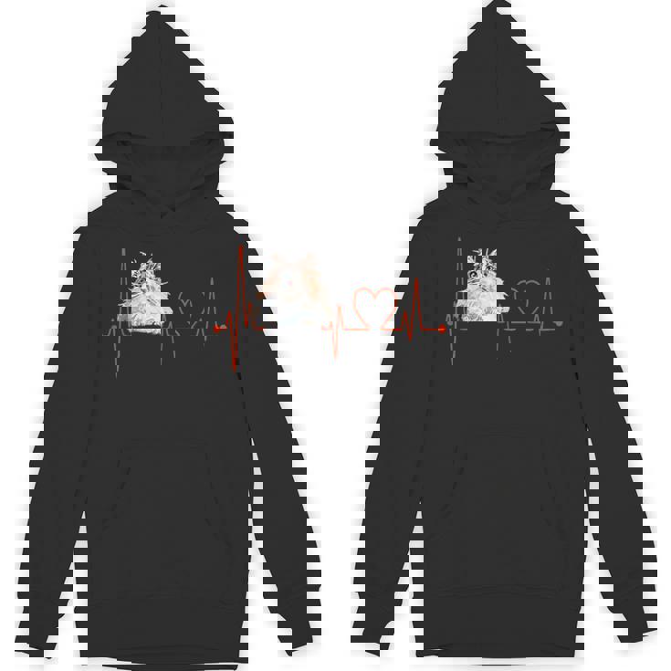 ノルウェージャンフォレストキャットハートビートekg ファニーアイラブマイキャット パーカー