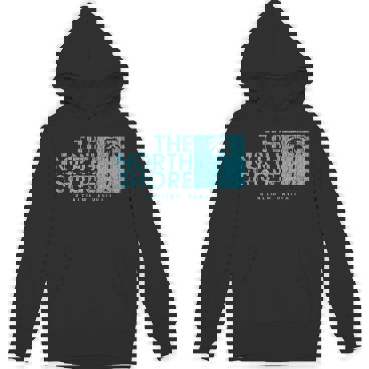 ノースショア ハワイ ヤシの木 ビンテージスタイル パーカー