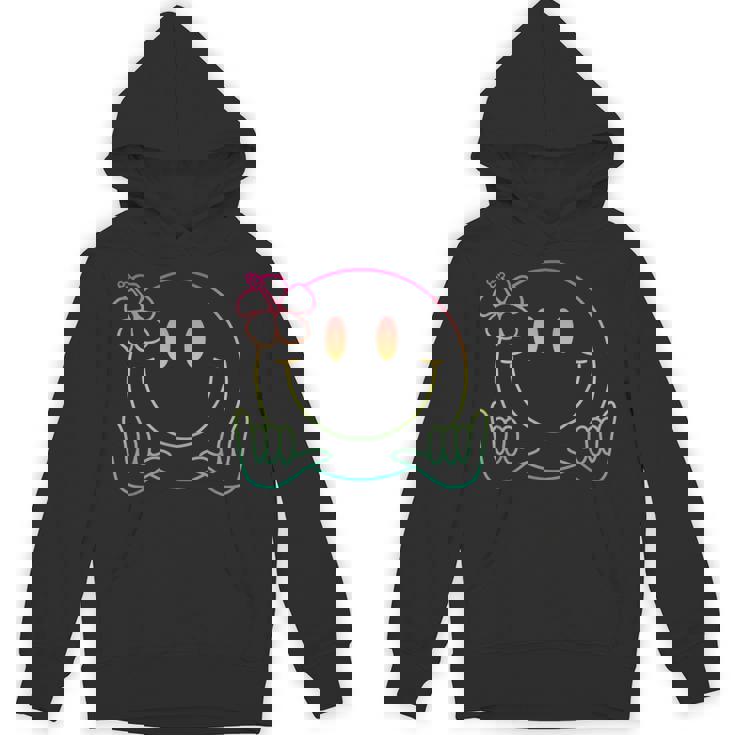 ハイビスカス シャカ スマイルフェイス レインボー ハッピーフェイス アロハ ハワイアン パーカー