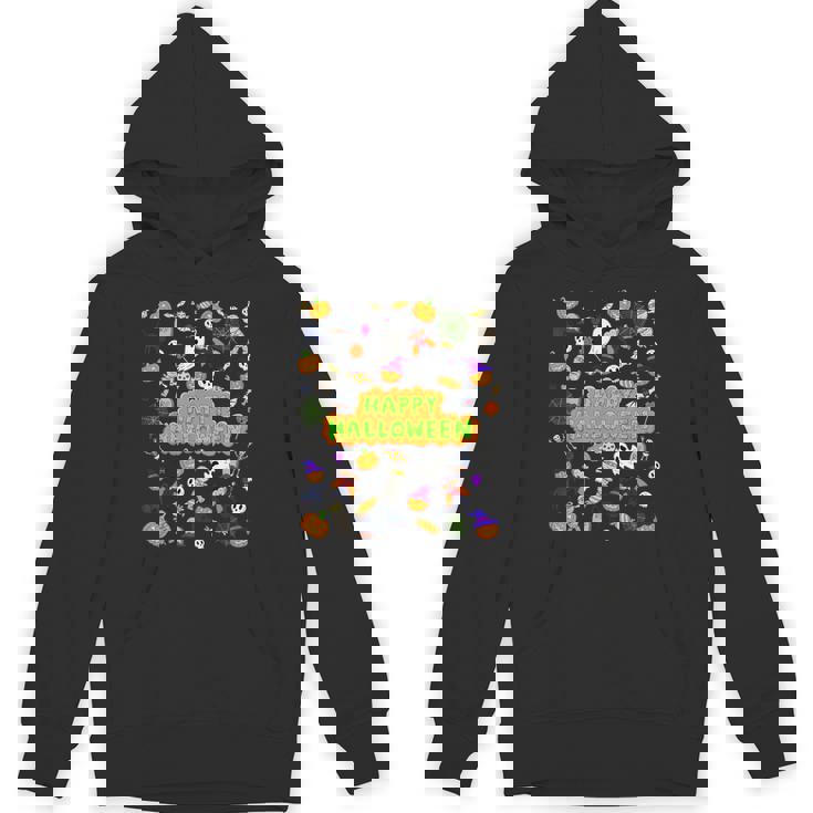 ハッピーハロウィンのレトロな怖いかわいい不気味なギフト Hoodie