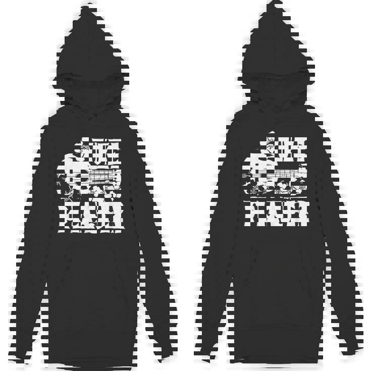 ハワイアン ウクレレ ウケ プレイヤーフラワー パーカー