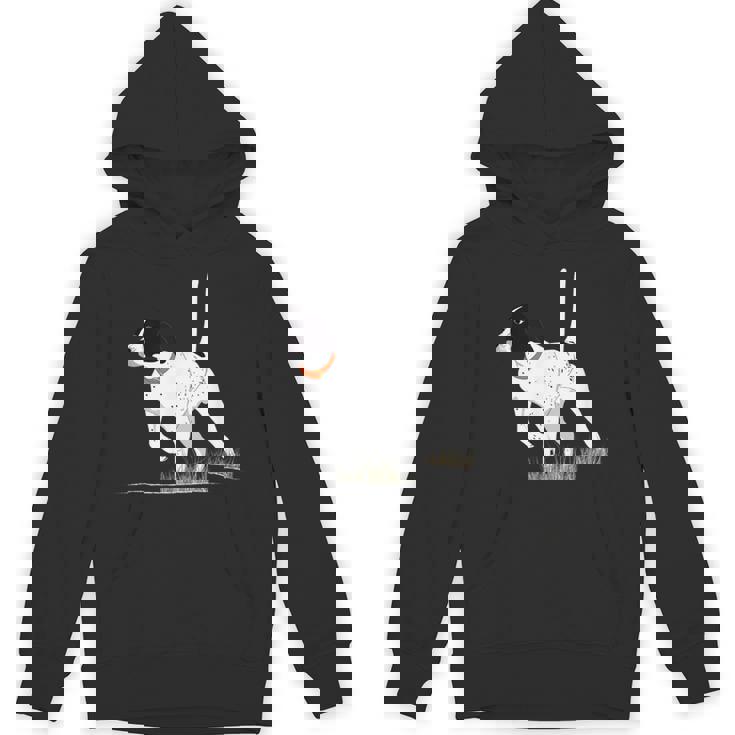 ハンターのためのバードハンティング メンズ イングリッシュポインター ドッググラフィック パーカー