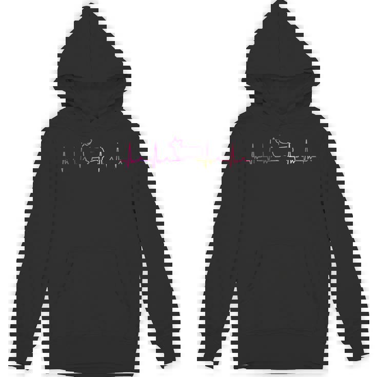 ハートビート コーギー ウェルシュ・コーギー コーギー好き 愛犬家 心電図 犬の飼い主 コーギーの飼い主 犬好き 犬 パーカー