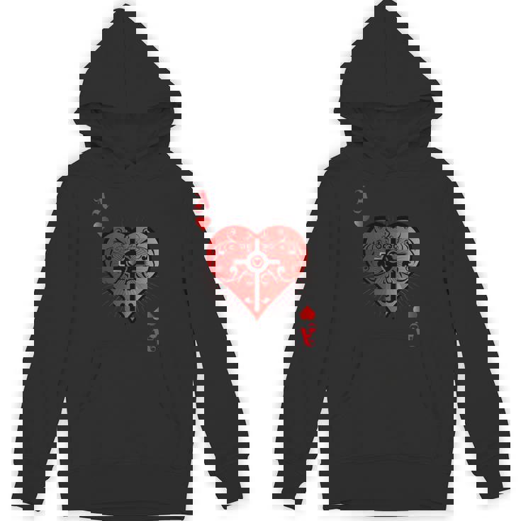 ハートポーカーエースi テキサスホールデムカジノカードケース ポーカー 長袖tシャツ パーカー