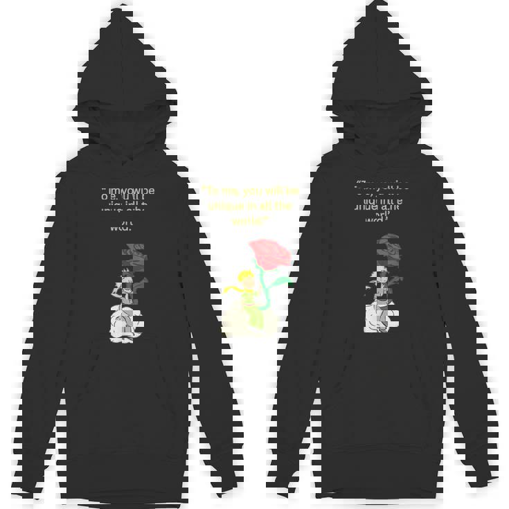 バラの言葉が入った星の王子様 パーカー