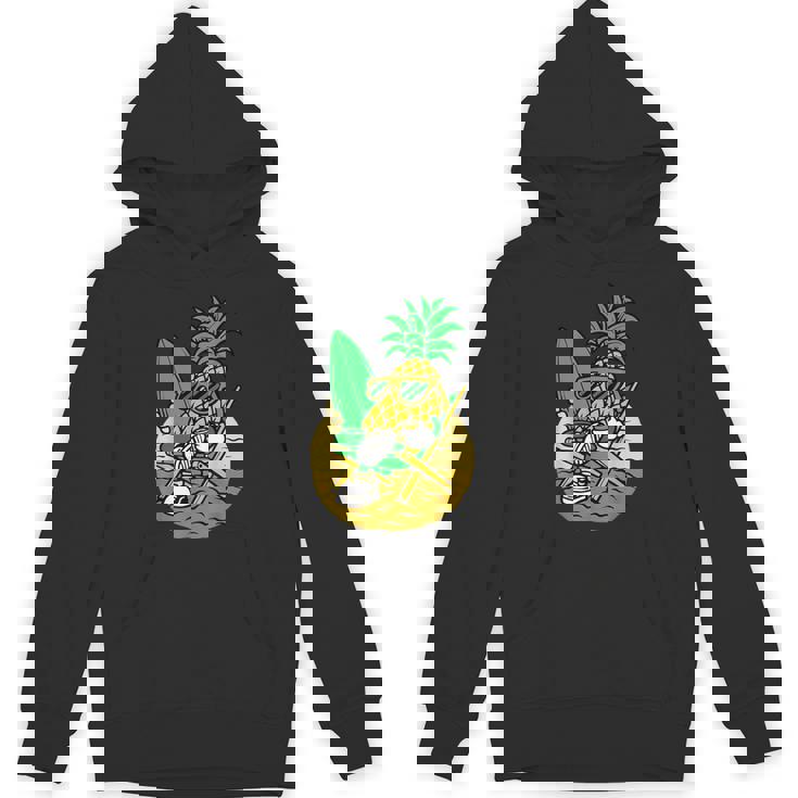パイナップル サーファー サングラス ハワイ ハワイアン アロハ メンズ レディース Hoodie