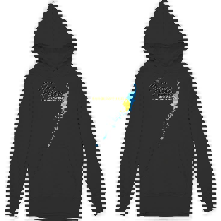 パラオ国旗 パラオ地図 パーカー