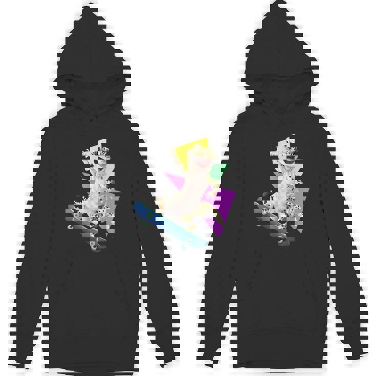 ヒョウモントカゲモドキ スケートボードのトカゲ パーカー