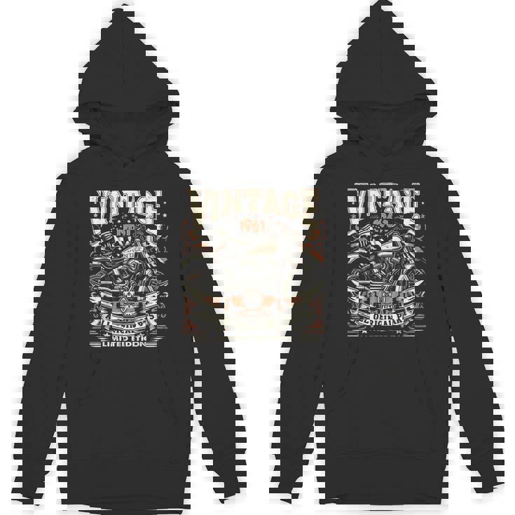 ビンテージ 1961 1961年生まれ 63歳の誕生日 バイクバイカー パーカー