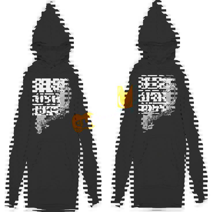 ビール ギター リピート ギター ベース ロックンロール ギタリスト向け パーカー