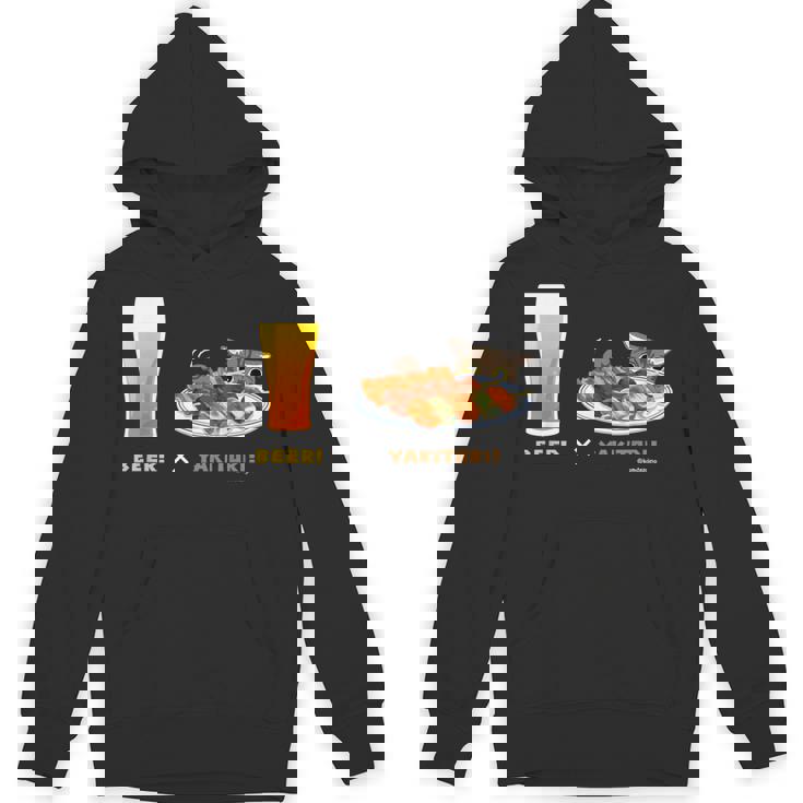 ビールとやきとりとねこ ビール 焼き鳥 猫 パーカー