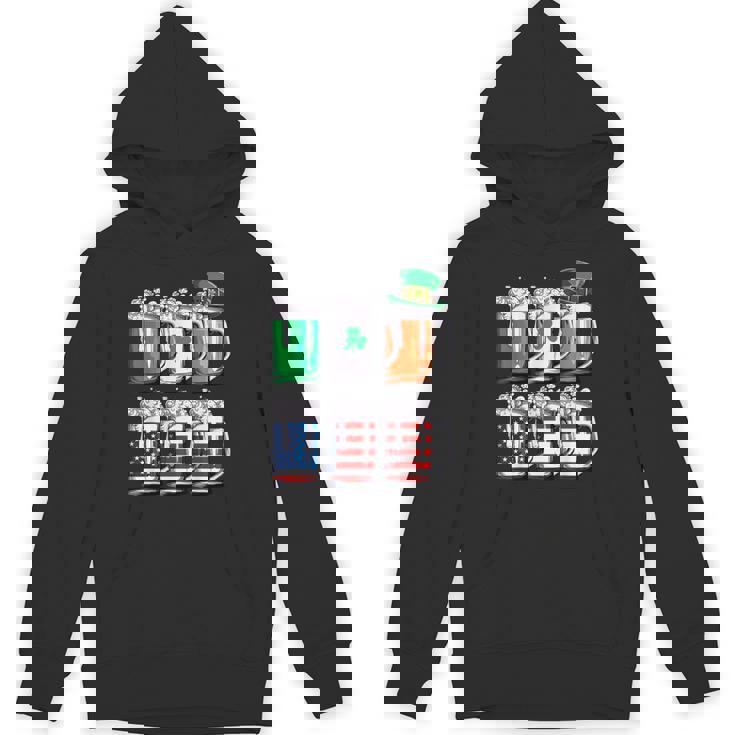 ビール聖パトリックデー メンズ アイルランドのアメリカ国旗 ドリンクマグ パーカー