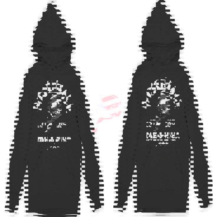 ピックルボール 愛国的 アメリカ国旗 Est 1965 パーカー