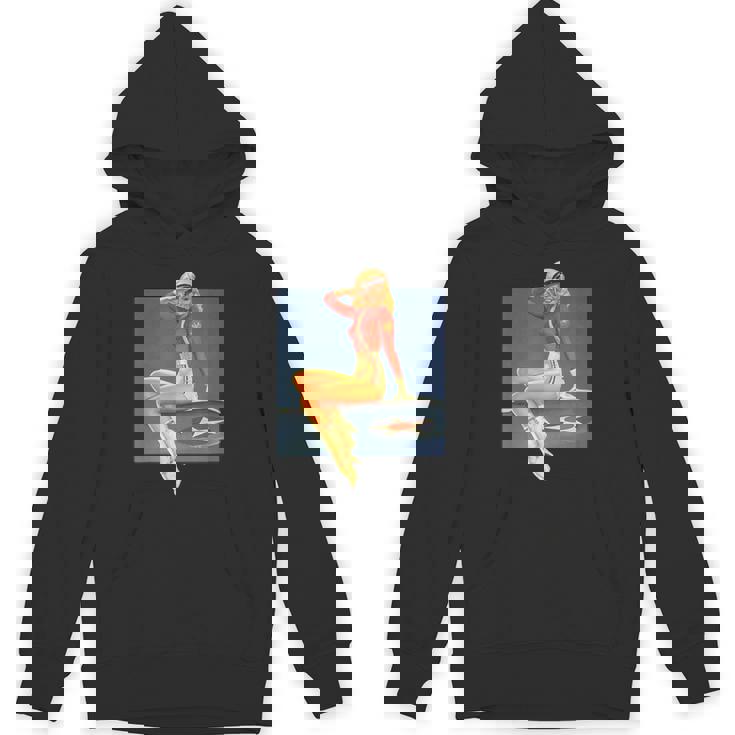 ピンナップガールww2軍空軍ポスターヴィンテージ パーカー