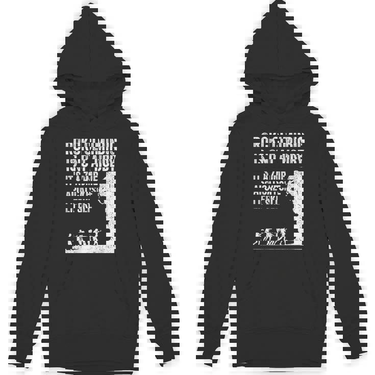 ファニーロッククライマーギフト 男女兼用 クールなゾンビクライミングに パーカー