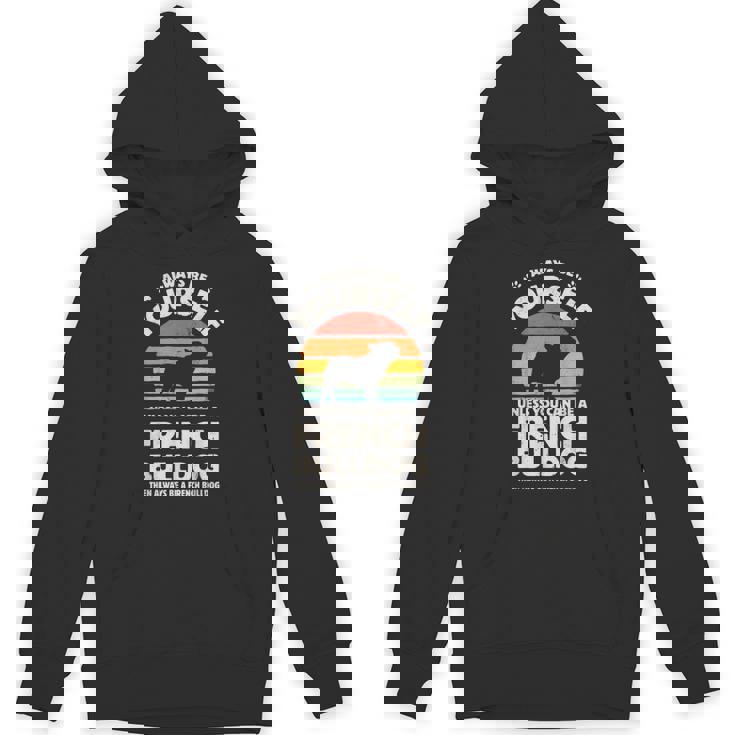 フレンチブルドッグ Always Be Yourself レトロ ヴィンテージ 60年代 70年代 犬 パーカー