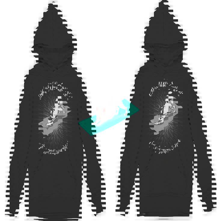 フレンチブルドッグヨガ用ヨガダウンワードドッグ パーカー