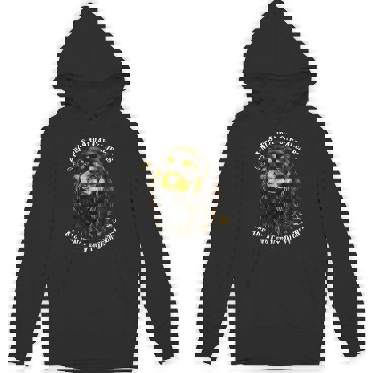 ブラックとタン、キャバリアキングチャールズ・スパニエル パーカー