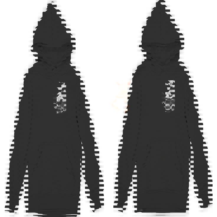 ブルテリア愛好家のためのポケットに入った面白いブルテリア パーカー