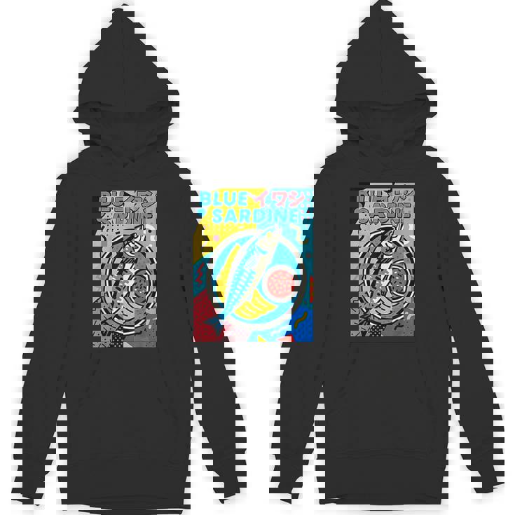 ブルーイワシ 和風メンフィススタイル パーカー