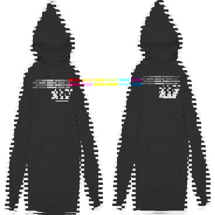 プラウドアライlgbtゲイ平等lgbtqプライドパンセクシャルパンフラッグ パーカー