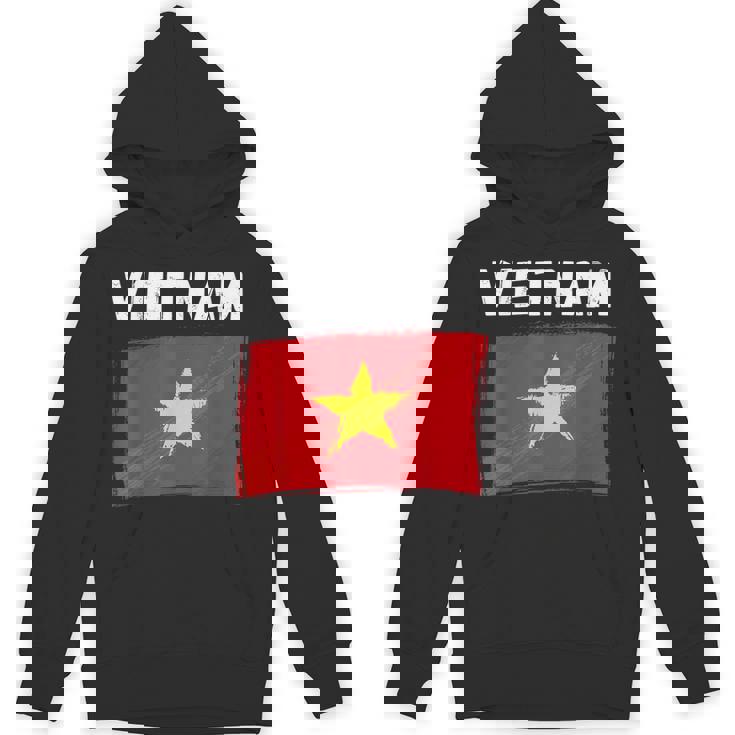 ベトナム国旗 ホリデー ビンテージ グランジ ベトナム国旗 パーカー