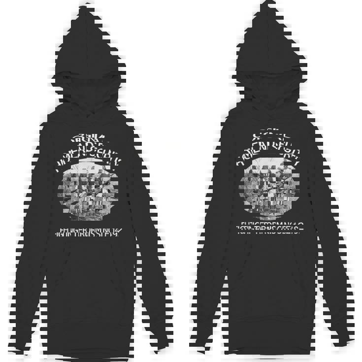 ホームランドセキュリティシャツ。 テロとの戦い。ネイティブアメリカン パーカー