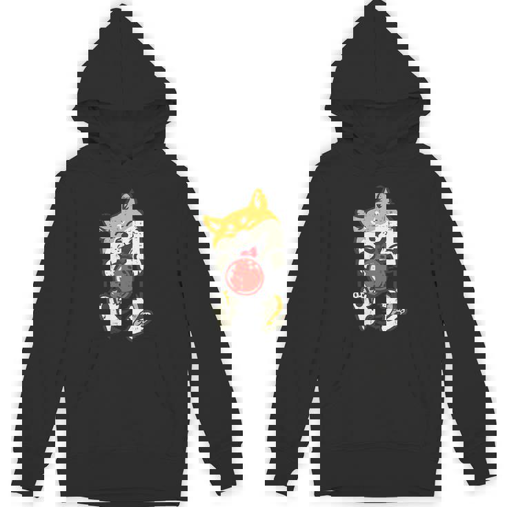 ボウリング 柴犬 犬 ポケット カワイイ ボウラー メンズ レディース キッズ パーカー