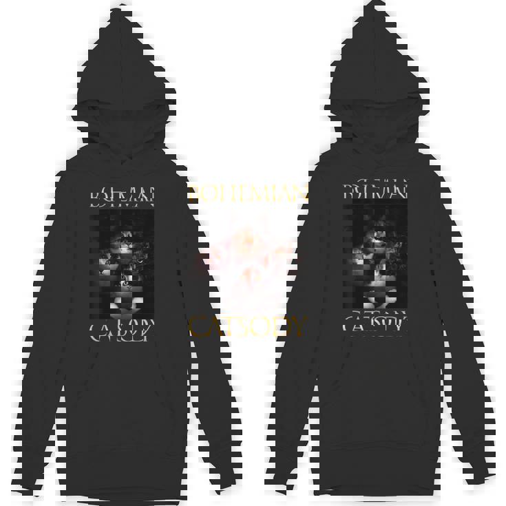 ボヘミアン キャットソディ 猫 子猫 ニャー パロディ 面白い 猫好き パーカー