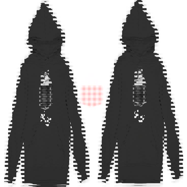 ポケットから覗き出るかわいいペンギン Hoodie