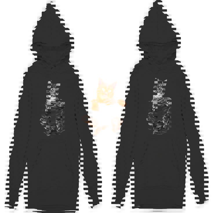 ポケットに入ったベンガルキャット Hoodie