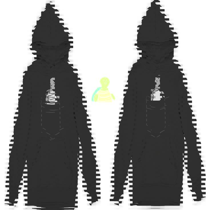 ポケットに入った亀 かわいいポケット ウミガメ Hoodie