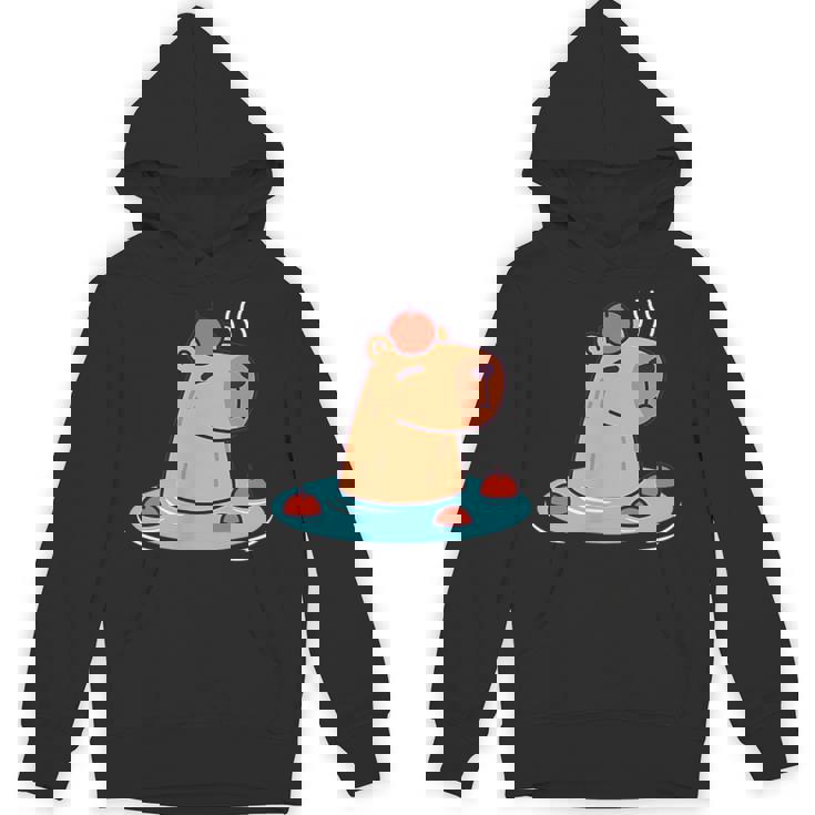 ポケットカピバラ 温泉に浸ける カピバラ Hoodie